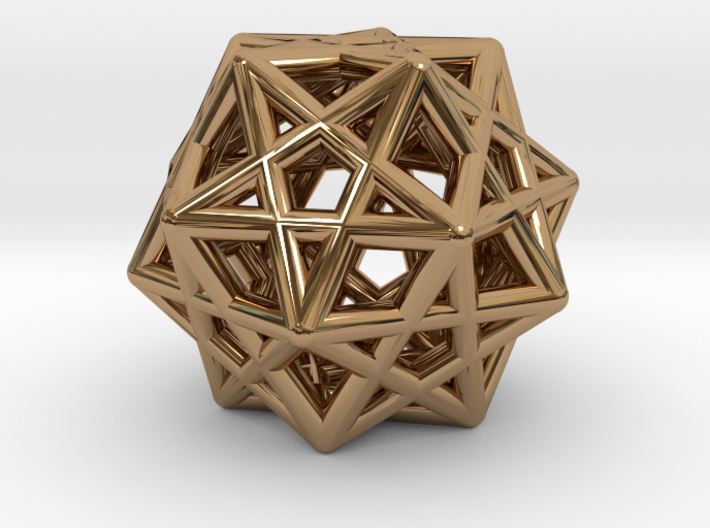 Star Dodecahedron Pendant 3d printed 