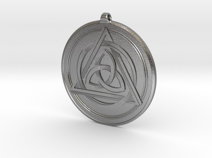 Doublesided Celtic Knot Pendant ~ 44mm(1 3/4 inch) 3d printed