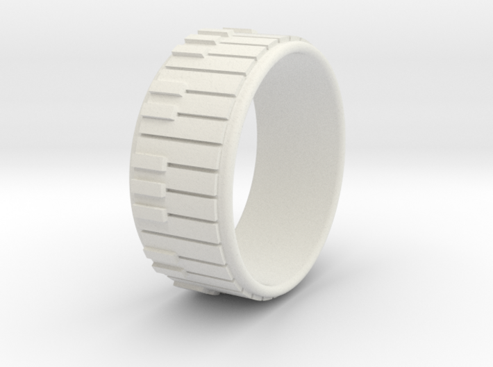 Piano Ring - US Size 08 3d printed