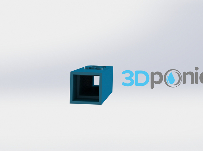 Support Rod (Square) - 3Dponics Drip Hydroponics  3d printed Support Rod (Square) - 3Dponics Drip Hydroponics