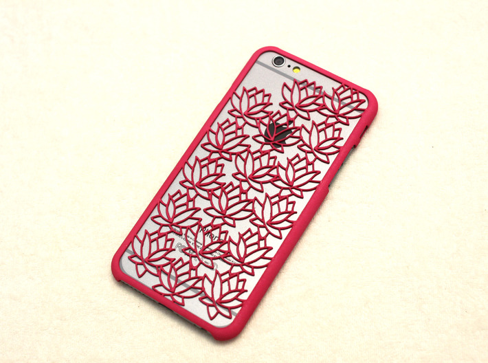 Lotus iPhone6/6S case for 4.7 inch 3d printed 