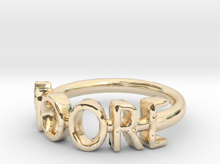 Moore Ring Size 7 3d printed