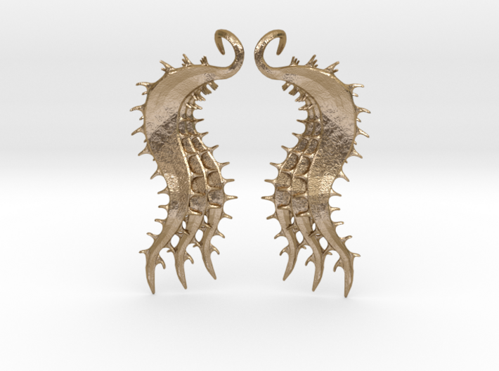 SeaBeans Earrings 3d printed