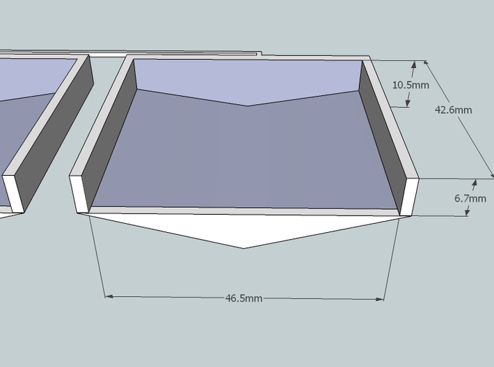 1/700 4 Off Aircraft Maintenance Hangar 2 types 3d printed