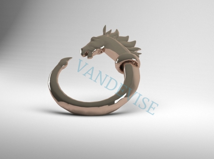 Horse Ring 3d printed 