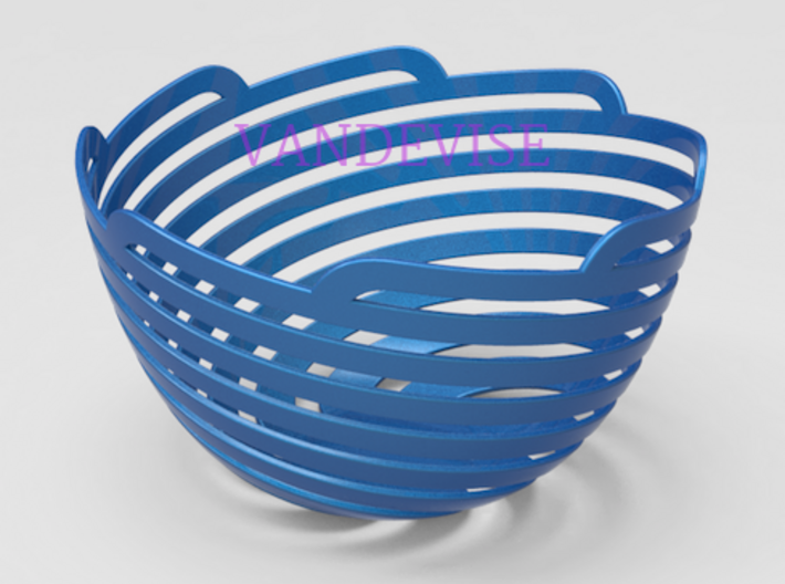 Spiral Bowl 3d printed 