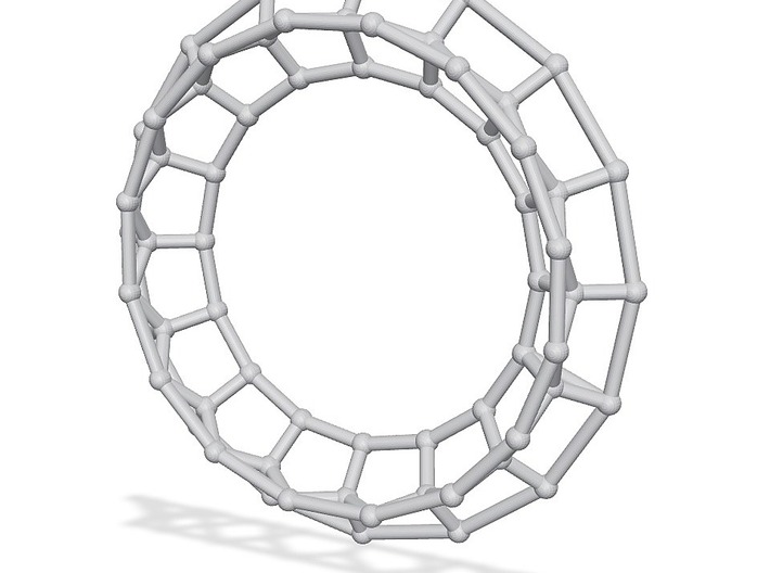Molecular Architecture | Alkane Chain C16 | steel 3d printed
