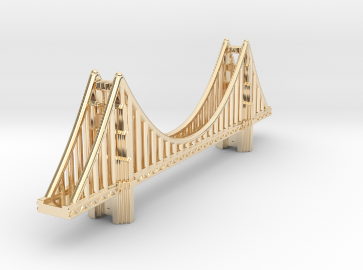 Golden Gate Bridge 3d printed