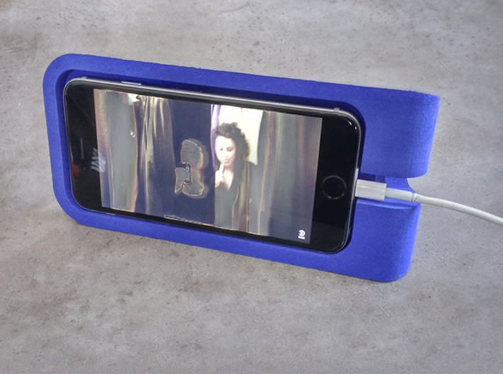 The BiPhone Stand (iPhone 6) 3d printed 