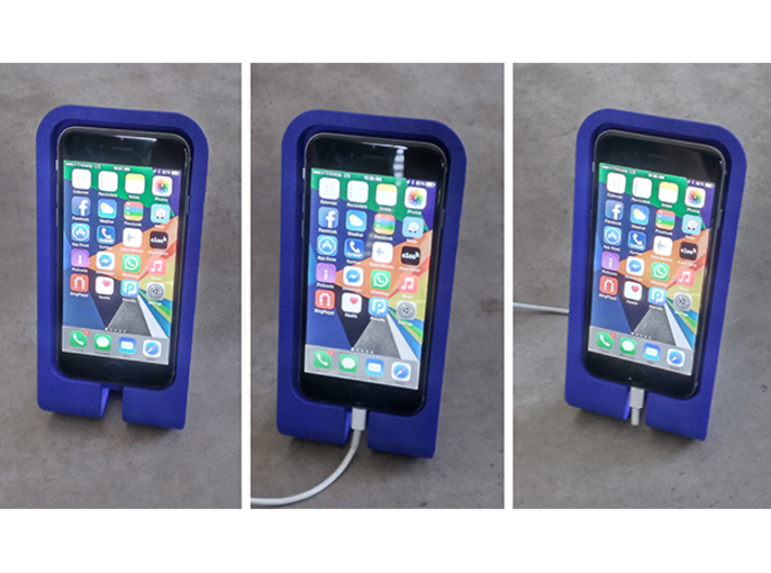 The BiPhone Stand (iPhone 6) 3d printed 