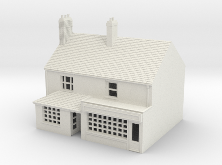 TFS-20 N Scale Topsham Fore Street building 1:148 3d printed