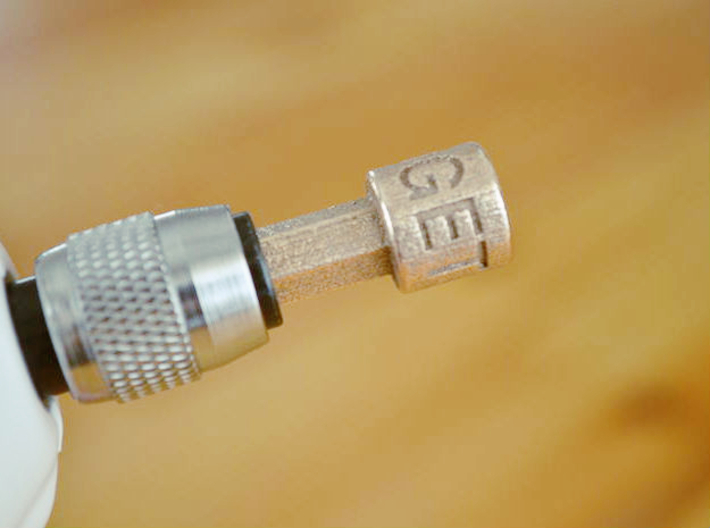 Coffee Grinder Bit For Drill Driver CDP-L 3d printed Set image (Quick-change 1/4” hex chuck)
