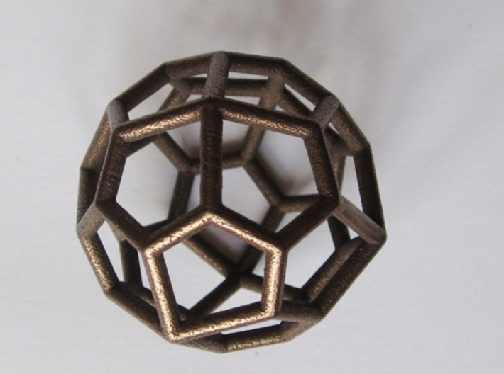 Pentagonal Icositetrahedron Pendant 3d printed