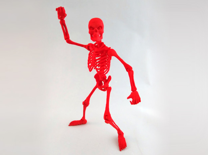 Articulated Skeleton Large  3d printed Fully assembled and poseable