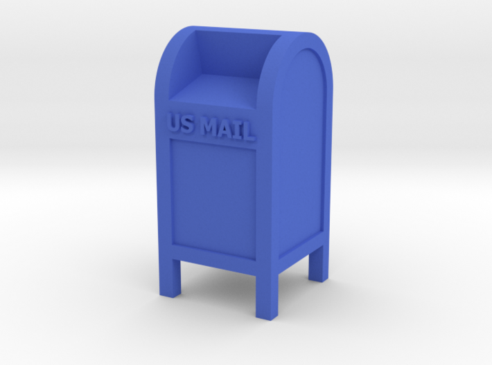 Mail Box - US Mail qty (1) HO 87:1 Scale 3d printed