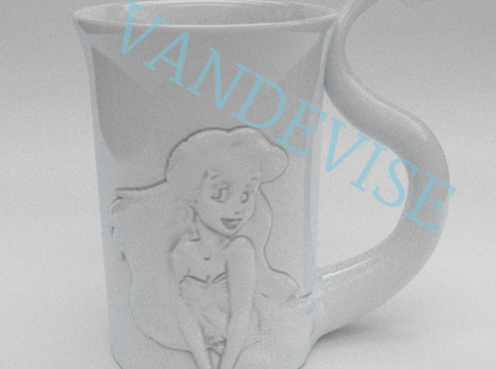 The Little Mermaid Mug 3d printed 