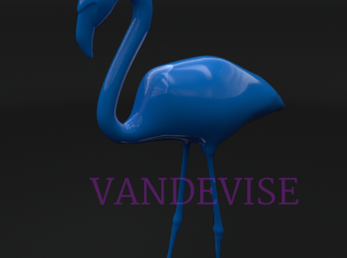 Flamingo - One Color  3d printed 