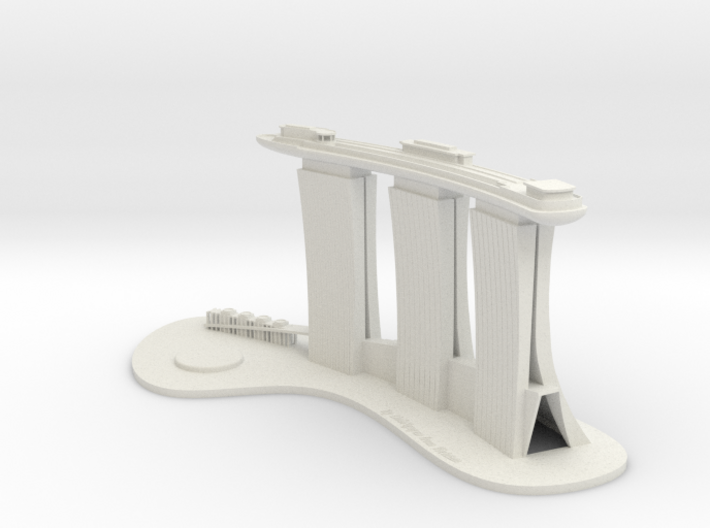 Marina Bay Sands - Singapore 3d printed