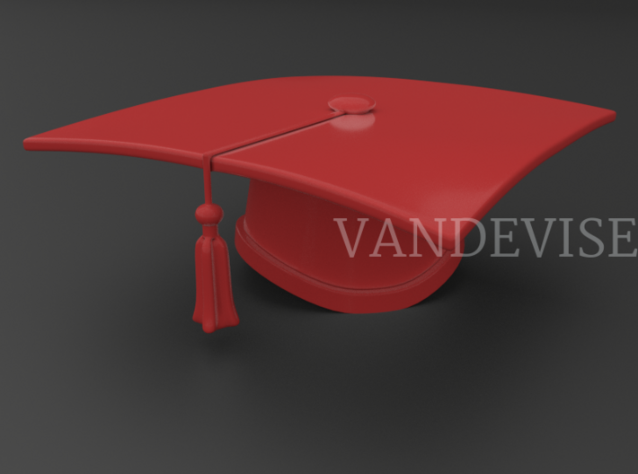 Graduation Cap - One Color 3d printed 