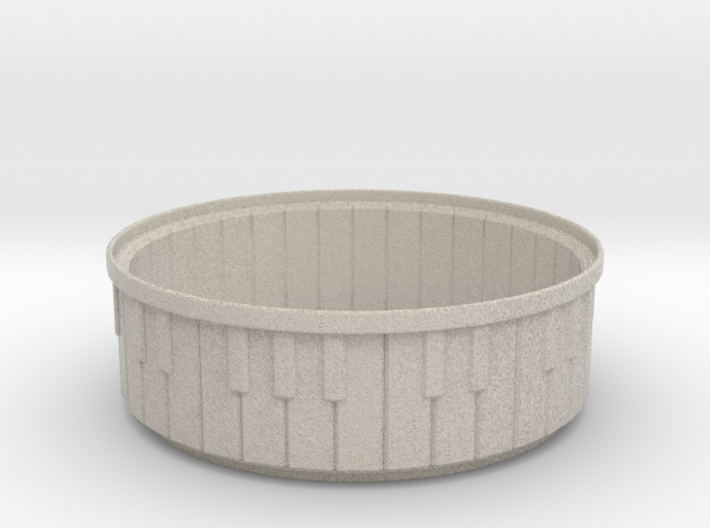 Piano Bracelet 3d printed