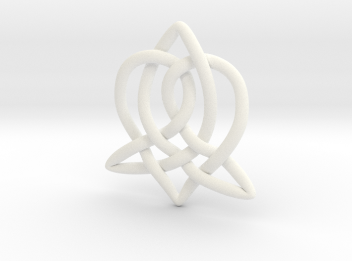 Celtic Sister Pendant - Tube Version 3d printed