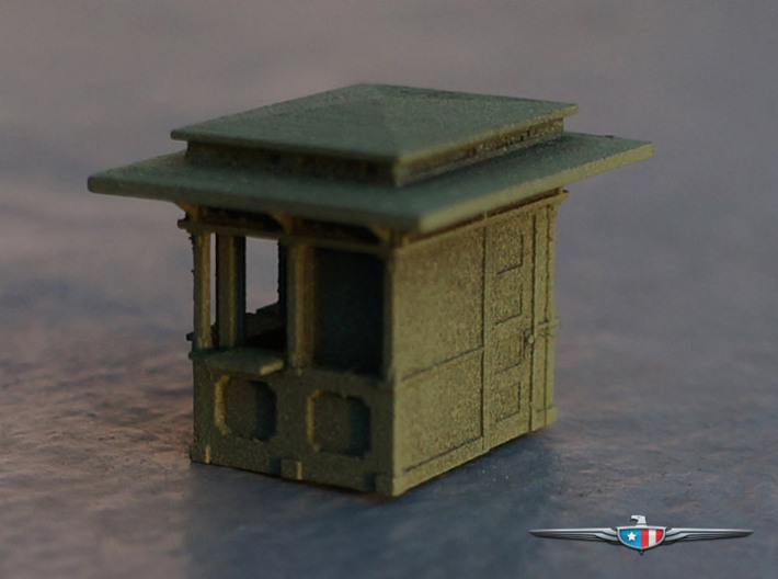 N Scale (1:160) Newsstands and Shoe Shine Stand 3d printed 