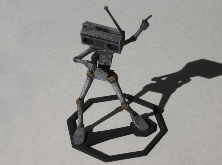 Musical Robot 3d printed Painted WSF