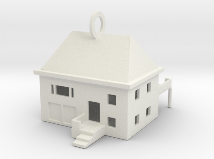 House KeyChain 3d printed