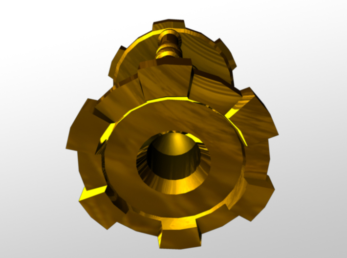 HourglassPendant 3d printed 