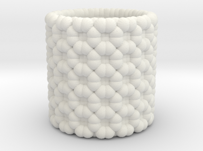 Pebble Cup - Checkered Pattern 1 (Small Size) 3d printed 