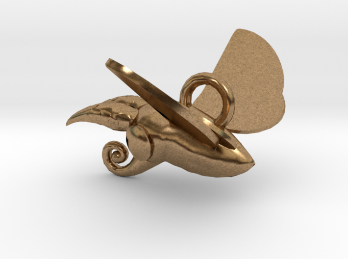 New Zealand Puriri Moth charm 3d printed