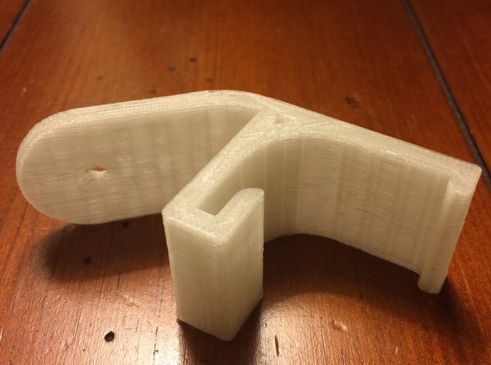 M3D Filament Guide (Angled) 3d printed Prototype with low infill