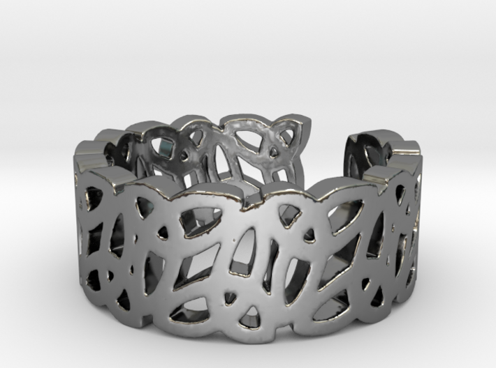 Open Celtic Knot Ring Ring Size 10 3d printed