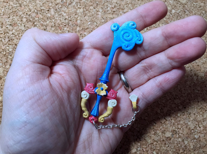 KH Keyblade Pendant Mysterious Abyss  3d printed 