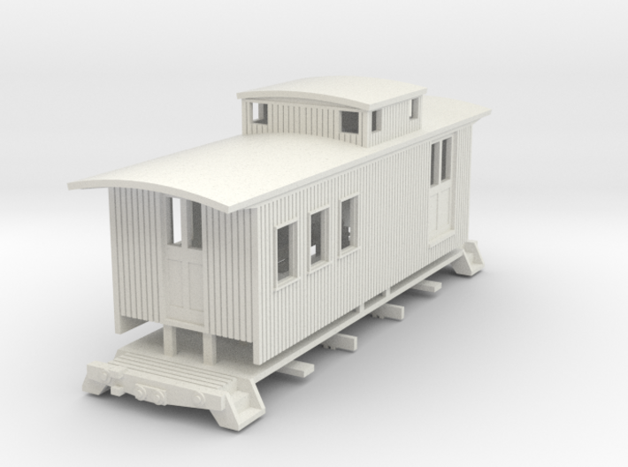 HOn30 25 foot Caboose A 3d printed 