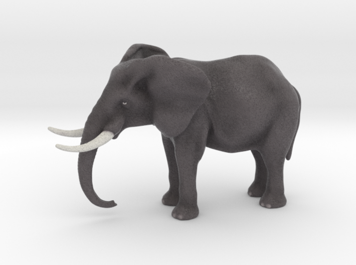 Elephant 4 inch height full color 3d printed 