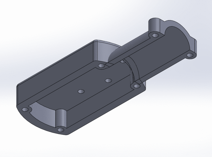 Quadcopter Brushless Motor Mount to fit 16mm carbo 3d printed 