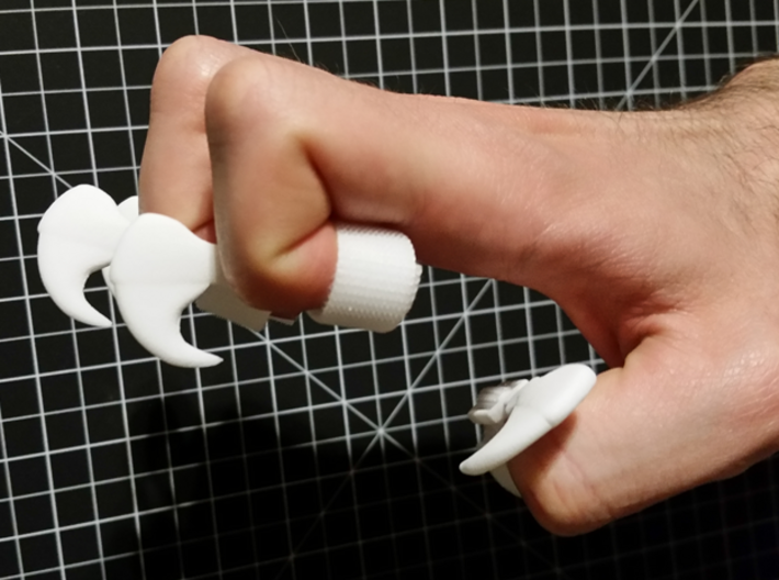 Wearable Cat Claw (Single Claw) 3d printed 