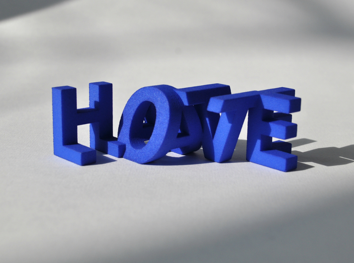 FontFlip LOVE-HATE 3d printed