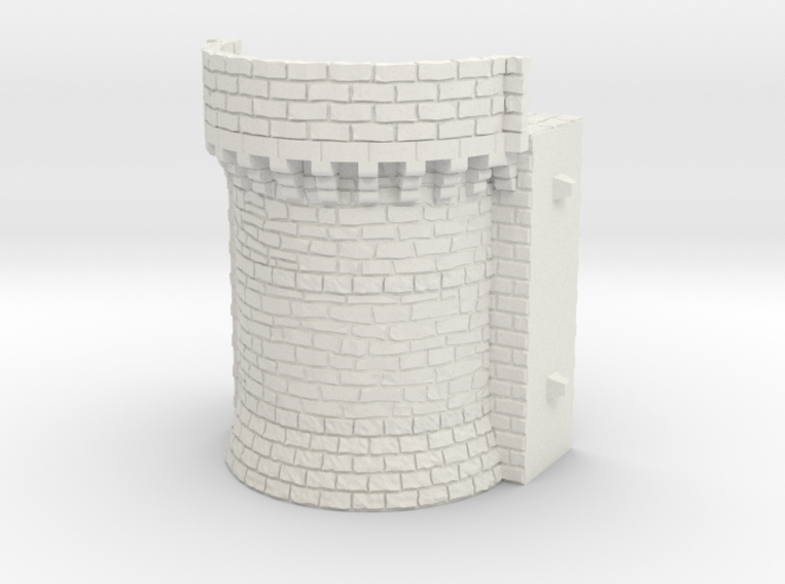 NF6 Modular fortified wall 3d printed 