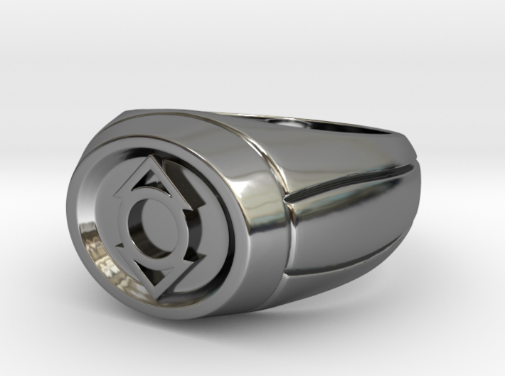 Indigo Lantern Ring 3d printed