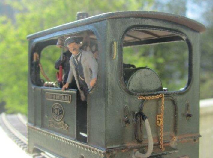  1:45 Tramway loco (without wheels) Backer & Rueb 3d printed Model by Yvo Onderwater