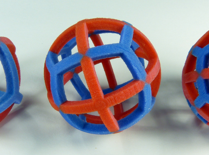Dual Polyhedra 3d printed