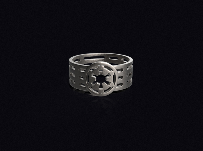 Imperial Band Ring 3d printed