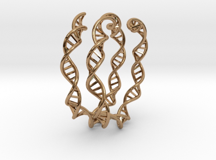 DNA Bracelet (63mm, open) 3d printed