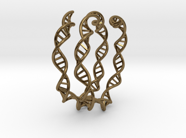 DNA Bracelet (63mm, open) 3d printed