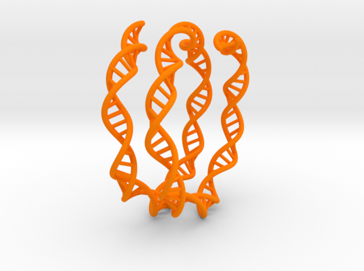 DNA Bracelet (63mm, open) 3d printed 