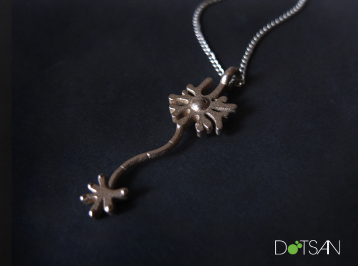 Neuron Keychain, Pendant 3d printed 