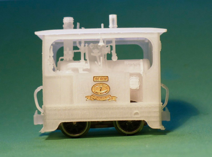 Scale 1:87 Tramway loco interior 3d printed Use it in your own tramway locomotive.
