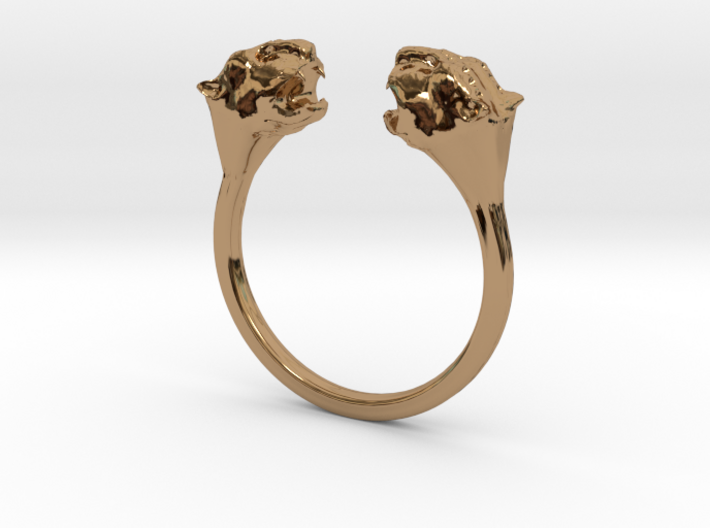 Panther Lady Ring 3d printed